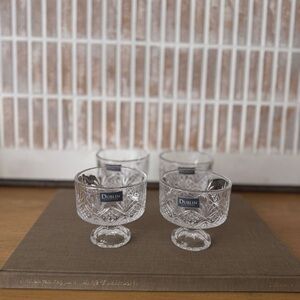 NWT Dublin Crystal Dessert Bowls - Set of 4